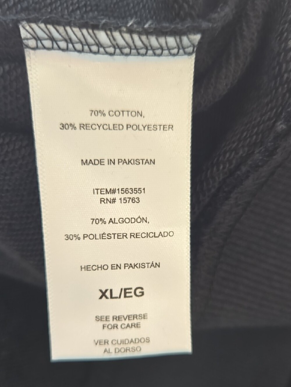 Champion Men's Black Crewneck Sweatshirt with Small Logo - Picture 6 of 8